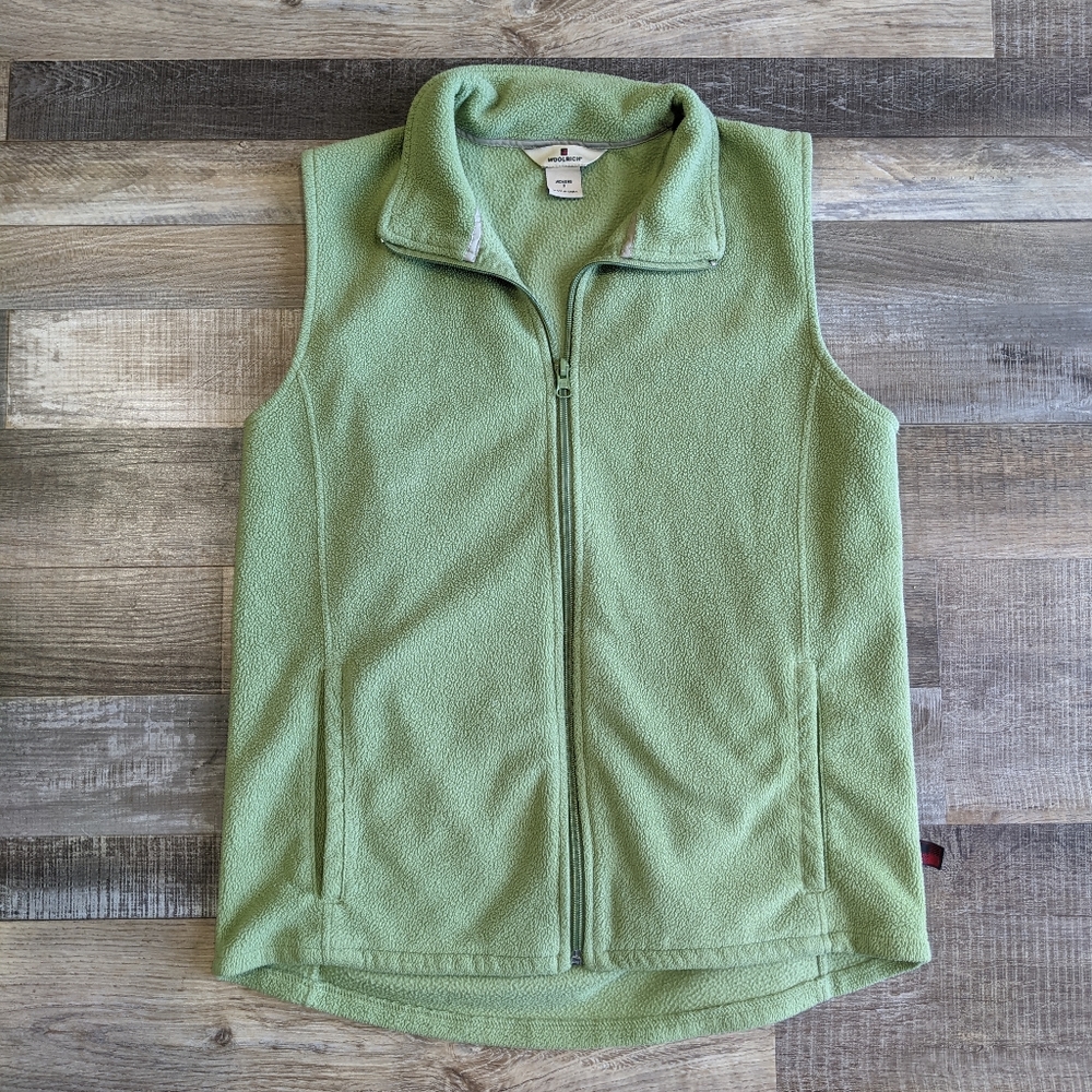 Woolrich green vest, women's small